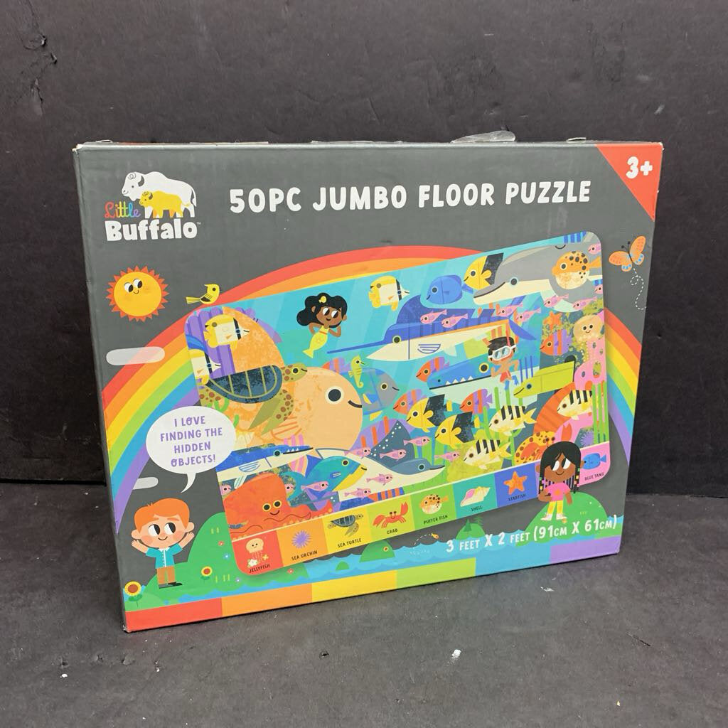 50pc Little Buffalo Jumbo Ocean Floor Puzzle (NEW)