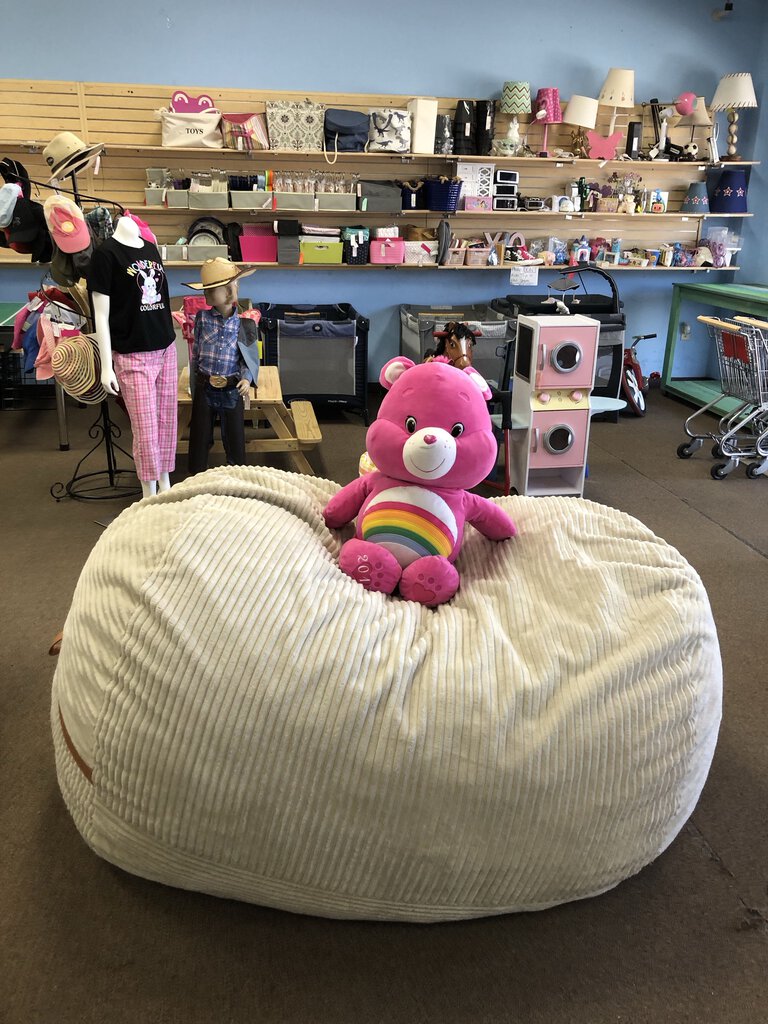 Fuf XL Foam Beanbag Chair w/Removable Cover