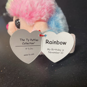 Rainbow the Poodle Beanie Ball