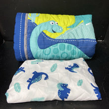 Load image into Gallery viewer, Dinosaur Crib Nursery Comforter &amp; Crib Sheet Set (Wowelife)
