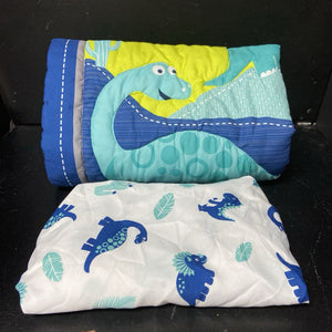 Dinosaur Crib Nursery Comforter & Crib Sheet Set (Wowelife)