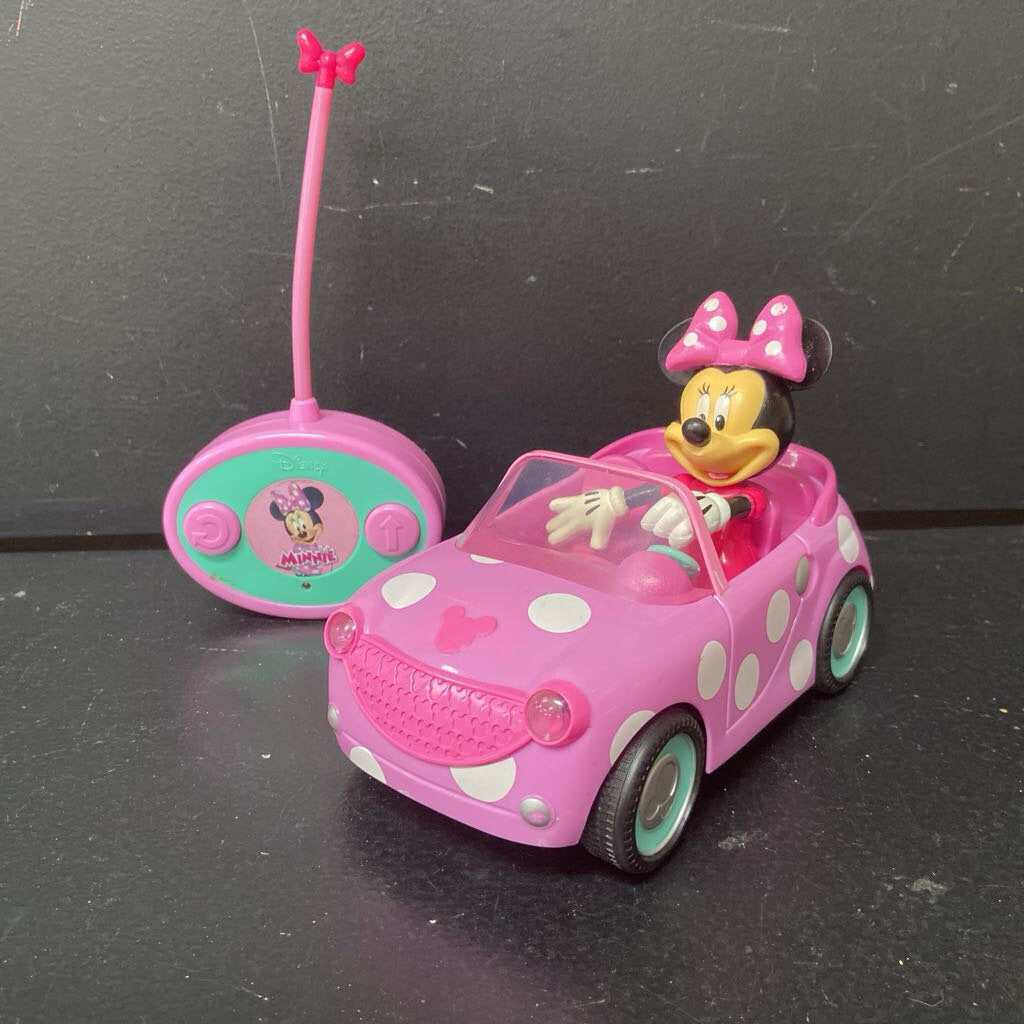 Minnie Mouse Remote Control Roadster Car Battery Operated
