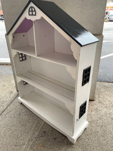Wooden Dollhouse Bookshelf