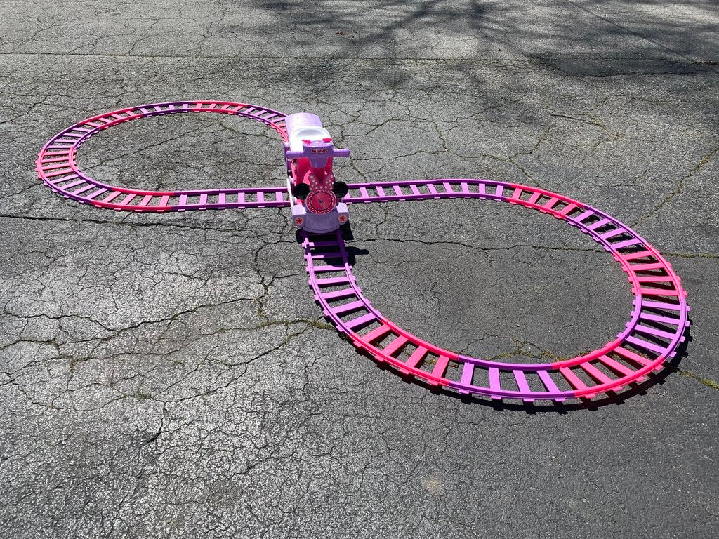 Kiddieland Minnie Mouse Ride On Motorized Train w/Tracks Battery Operated