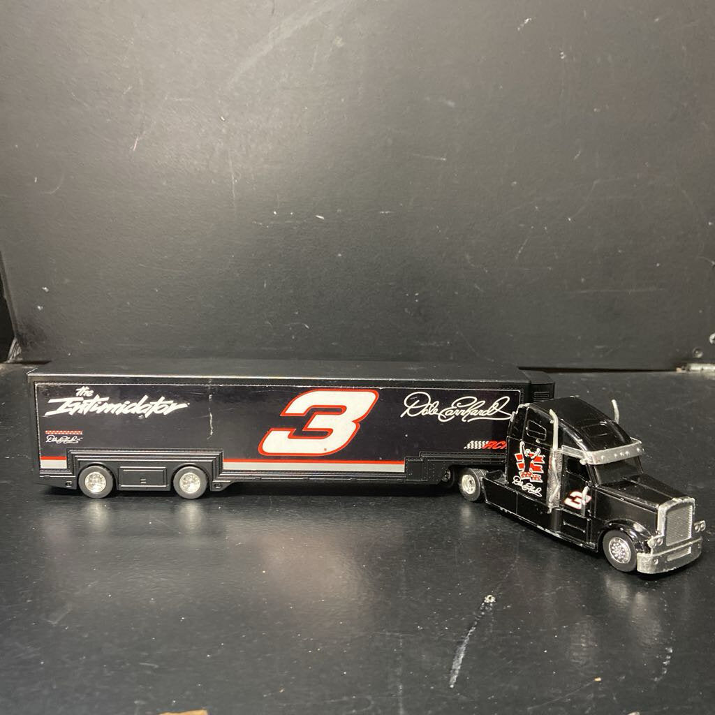 Dale Earnhardt The Intimidator #3 NASCAR Authentics Diecast Truck & Trailer
