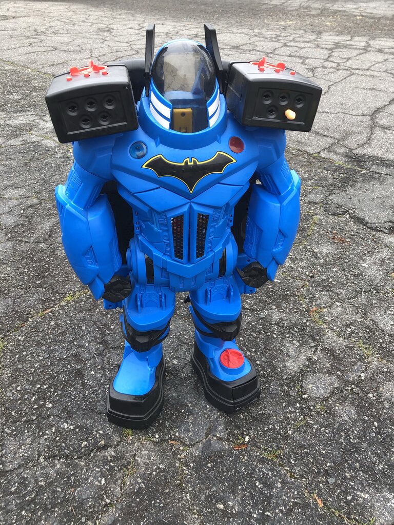 Imaginext DC Super Friends Batbot Xtreme Battery Operated w/motorcycle
