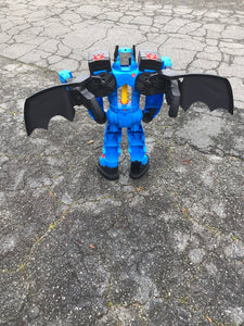 Imaginext DC Super Friends Batbot Xtreme Battery Operated w/motorcycle