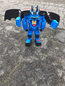 Imaginext DC Super Friends Batbot Xtreme Battery Operated w/motorcycle