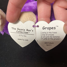 Load image into Gallery viewer, Grapes the Monkey Beanie Boo
