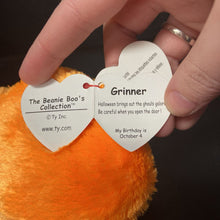 Load image into Gallery viewer, Grinner the Ghoul Halloween Beanie Boo
