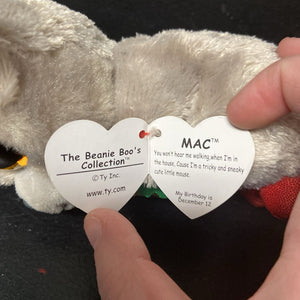 Mac the Christmas Mouse Beanie Boo