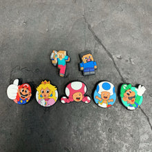 Load image into Gallery viewer, Minecraft &amp; Super Mario Shoe Charms Set
