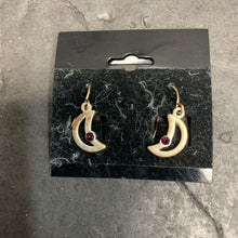 Load image into Gallery viewer, Gemstone Moon Earrings
