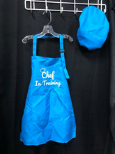 Load image into Gallery viewer, &quot;Chef in Training&quot; Chef Apron &amp; Hat
