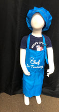 Load image into Gallery viewer, &quot;Chef in Training&quot; Chef Apron &amp; Hat
