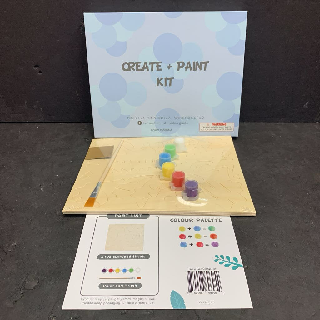 Dinosaur Create & Paint Kit (NEW) (Allessimo)
