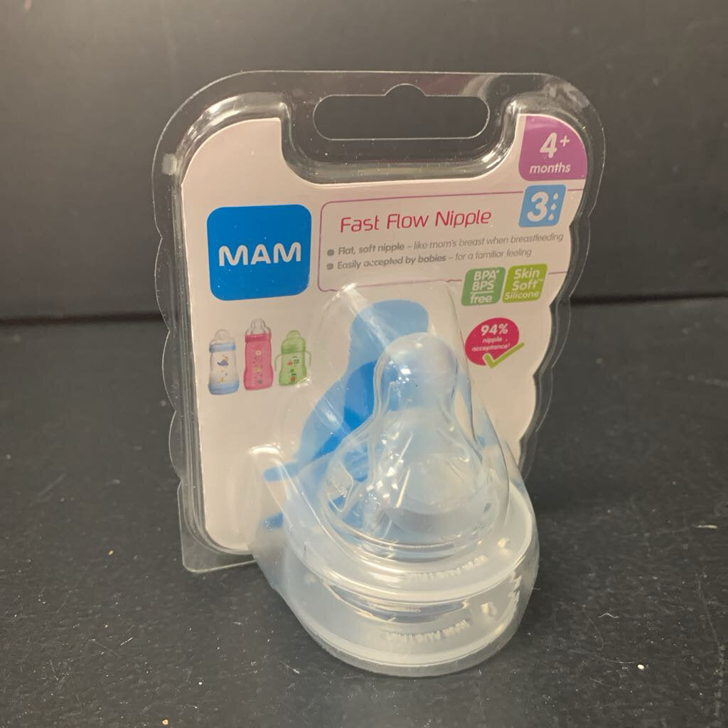 2pk Fast Flow Bottle Nipples (NEW)