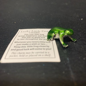 Lucky Little Frog Pocket Charm