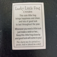 Load image into Gallery viewer, Lucky Little Frog Pocket Charm
