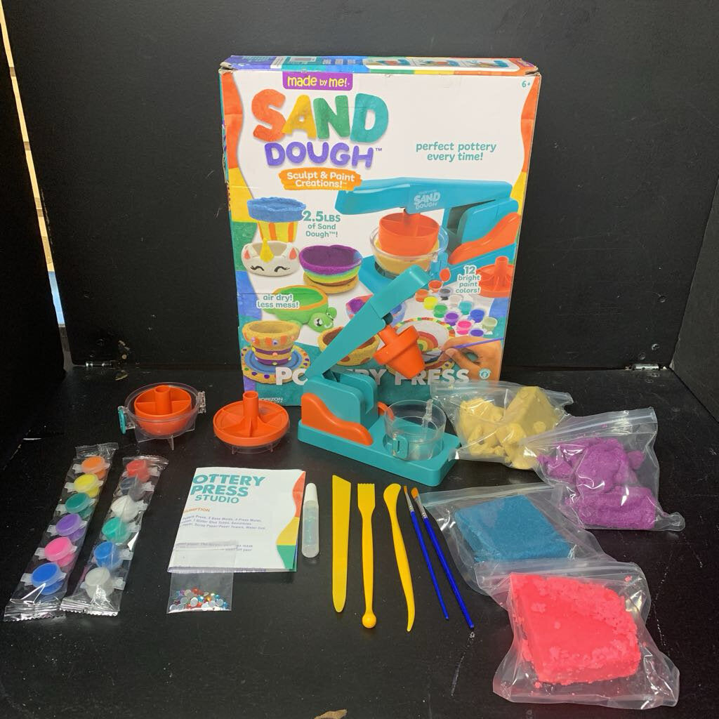 Sand Dough Sculpt & Paint Pottery Press