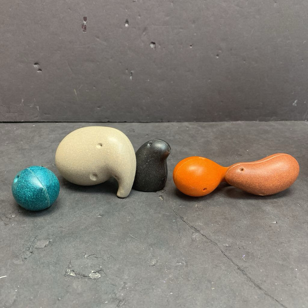5pc Locomo Family Wooden Animal Figures (Taska)