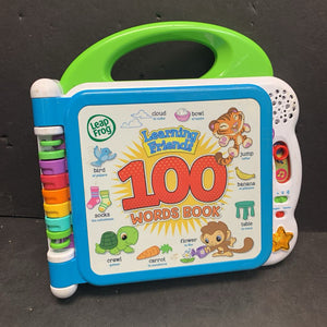 Learning Friends 100 Words Interactive Book Battery Operated