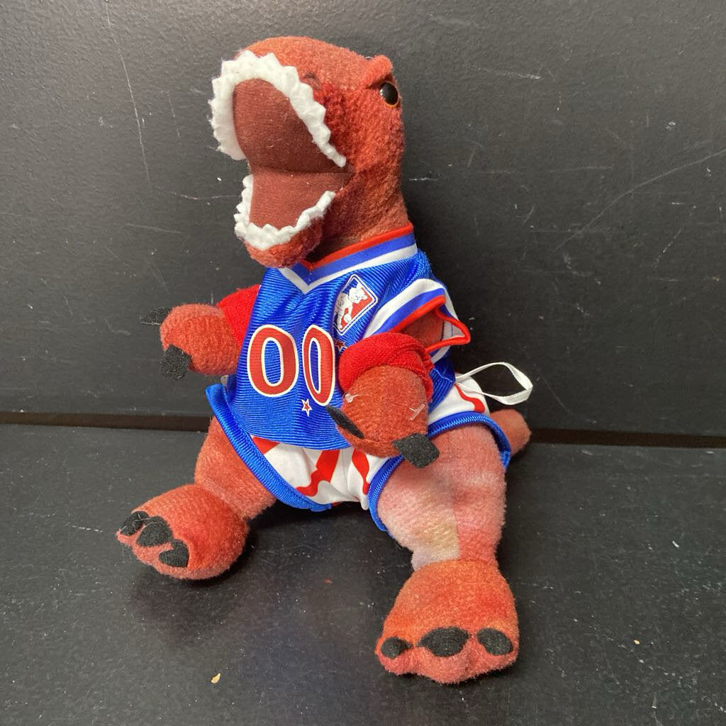 Dinosaur Plush in Basketball Outfit (Teddy Mountain)