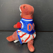 Load image into Gallery viewer, Dinosaur Plush in Basketball Outfit (Teddy Mountain)
