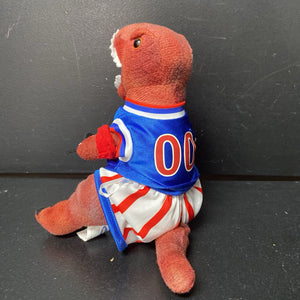 Dinosaur Plush in Basketball Outfit (Teddy Mountain)