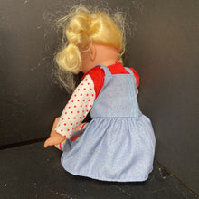 Load image into Gallery viewer, Back to School Doll in ABC Dress
