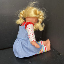 Load image into Gallery viewer, Back to School Doll in ABC Dress
