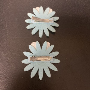 2pk Bunny Hairbow Clips