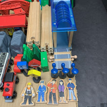 Load image into Gallery viewer, Mountain Rock Wooden Train Track w/Trains &amp; Accessories
