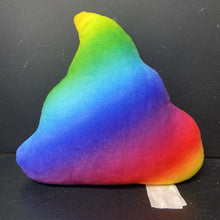 Load image into Gallery viewer, Rainbow Poop Emoji Pillow
