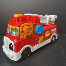Load image into Gallery viewer, Tumbling Block Firetruck w/Block Battery Operated
