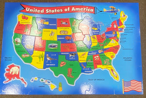 51pc USA Map Floor Puzzle