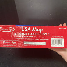 Load image into Gallery viewer, 51pc USA Map Floor Puzzle
