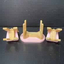 Load image into Gallery viewer, Wooden Dollhouse Kitchen Table &amp; Chairs
