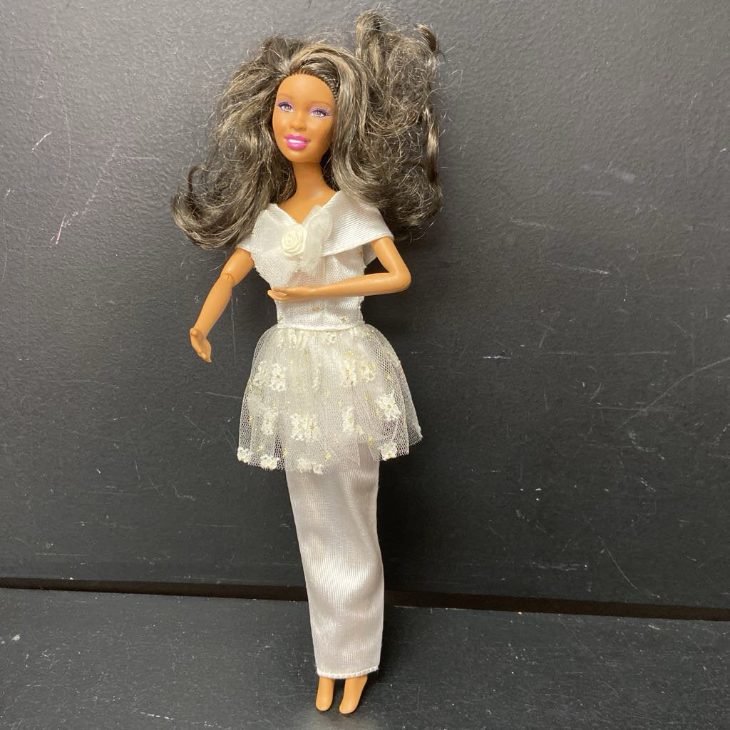African American Doll in Wedding Dress