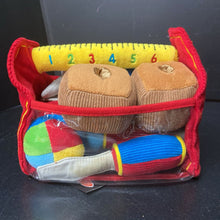 Load image into Gallery viewer, Fill &amp; Spill Soft Sensory Tool Box w/Tools
