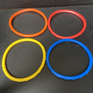 4pc Pool Diving Rings Set