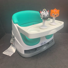 Load image into Gallery viewer, Dine &amp; Discover Portable High Chair w/ 2 attachment rattles &amp; self-storing tray
