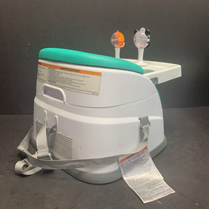 Dine & Discover Portable High Chair w/ 2 attachment rattles & self-storing tray