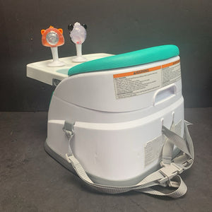 Dine & Discover Portable High Chair w/ 2 attachment rattles & self-storing tray