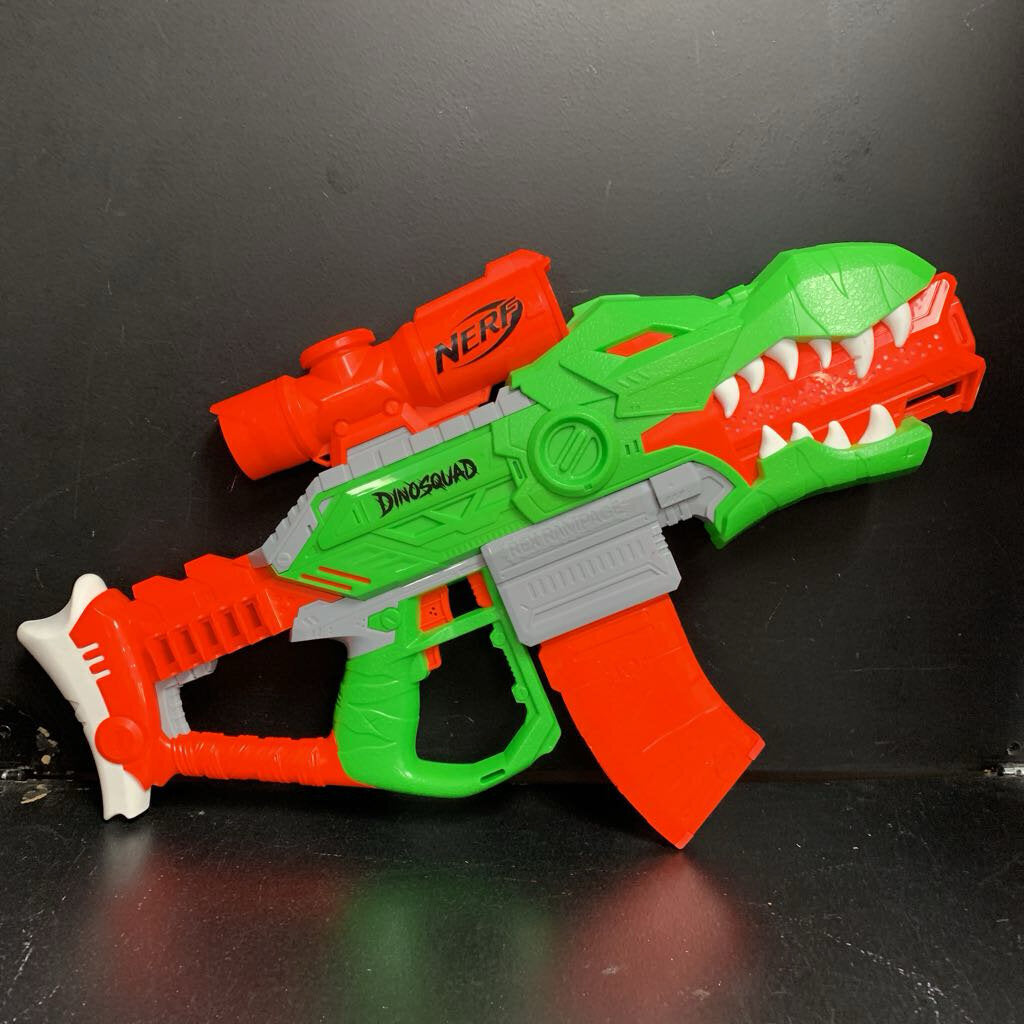 DinoSquad Rex-Rampage Motorized Dart Blaster Gun Battery Operated