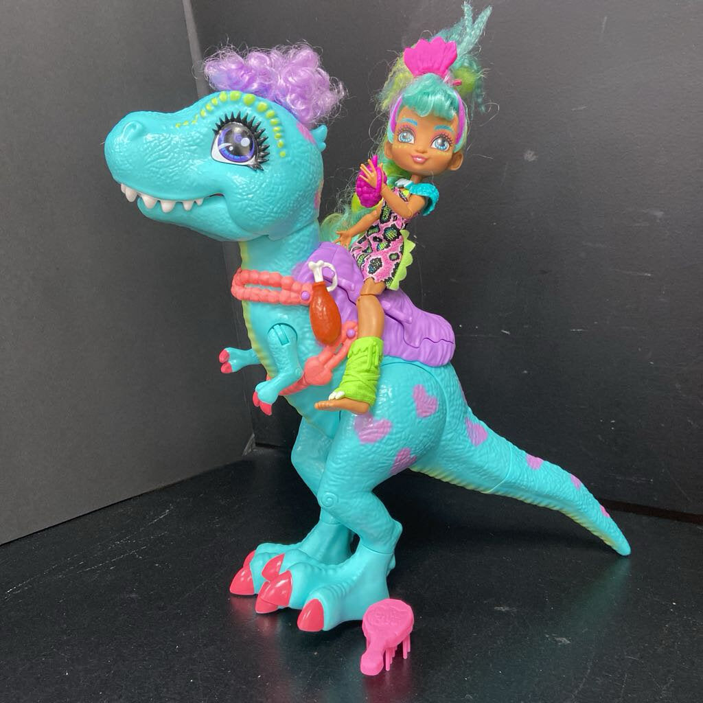 Rockelle Doll w/Tyrasaurus Dinosaur & Accessories (Cave Club)