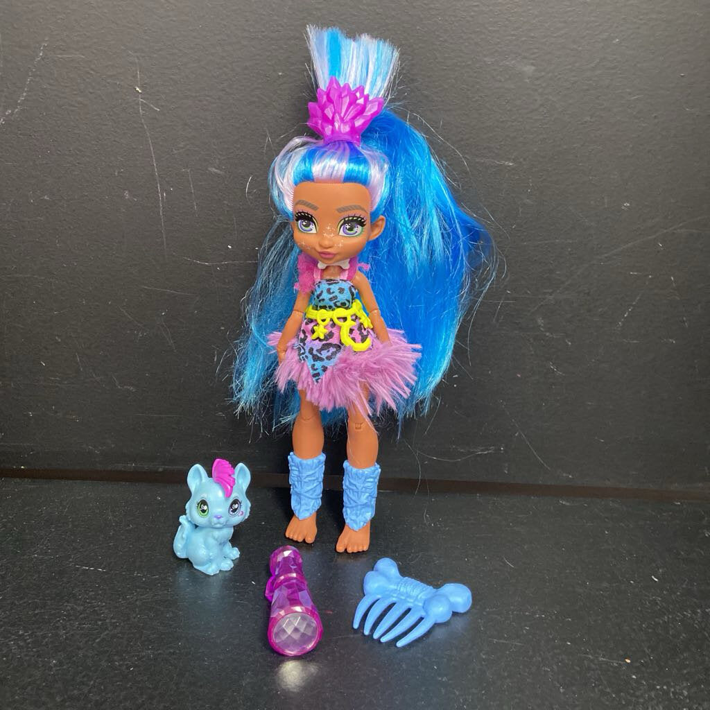 Tella Doll w/Pet & Accessories (Cave Club)