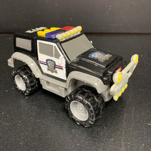 Lights & Sounds Police Truck Battery Operated