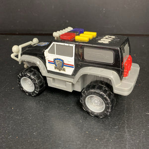 Lights & Sounds Police Truck Battery Operated
