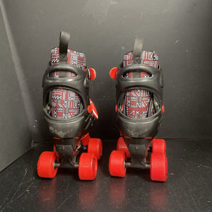 2-in-1 Adjustable Inline/Quad Roller Skates